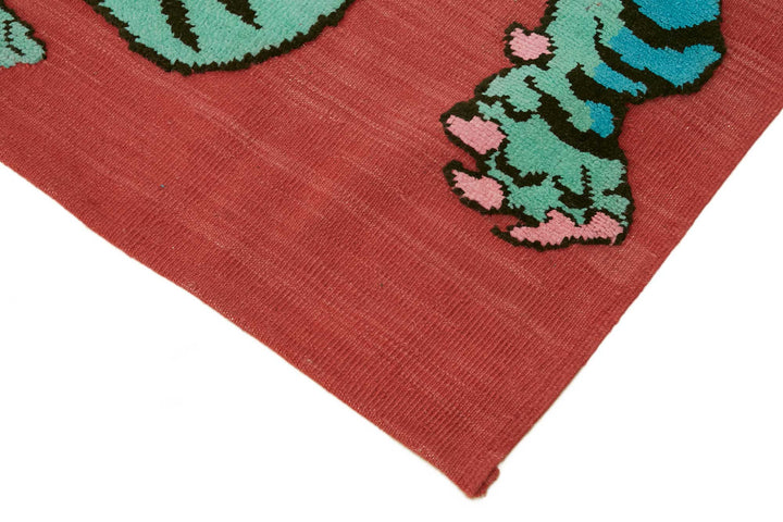 4x6 Hand-Knotted Tiger Oushak Rug - 46689