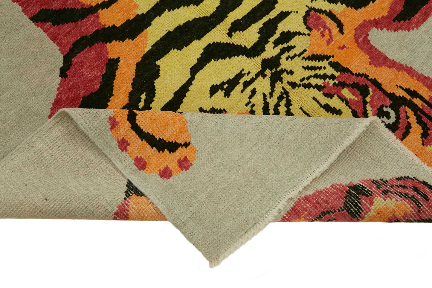 5x8 Hand-Knotted Tiger Oushak Rug - 46692