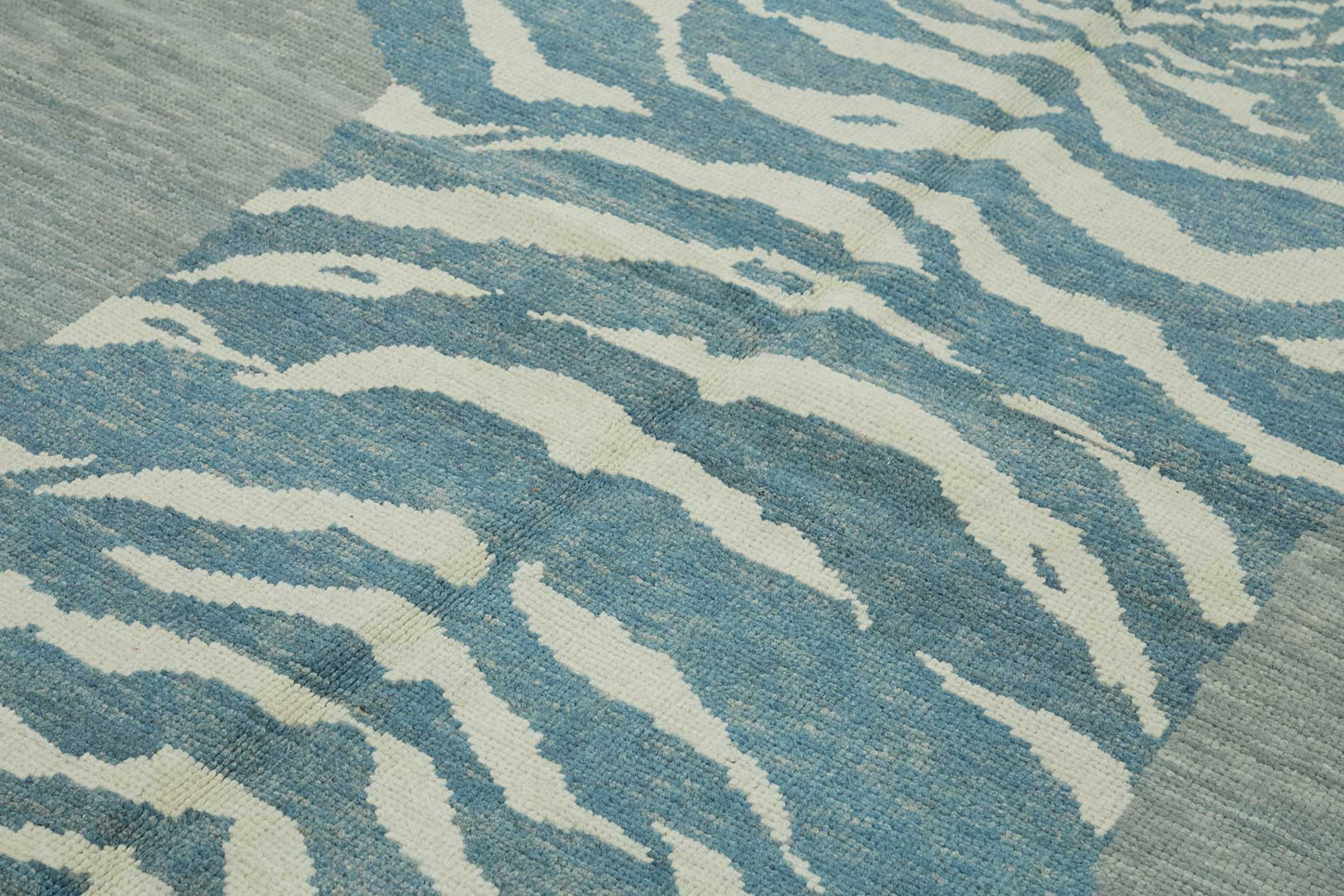 7x10 Hand-Knotted Tiger Oushak Rug - 46694