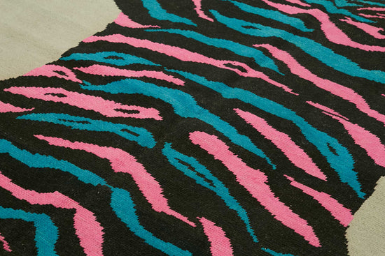 8x10 Hand-Knotted Tiger Oushak Rug - 46695