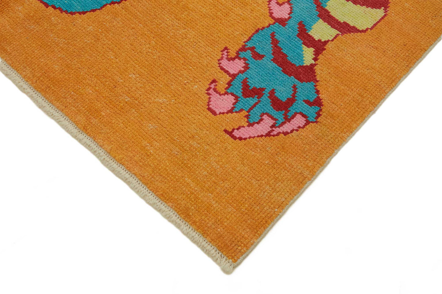 5x8 Hand-Knotted Tiger Oushak Rug - 46699