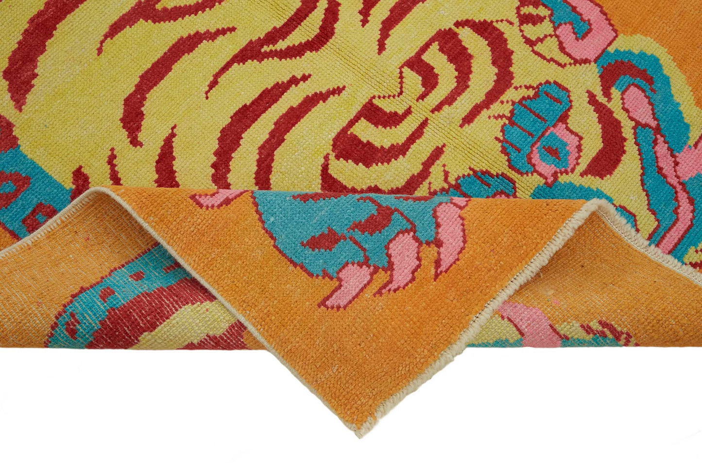 5x8 Hand-Knotted Tiger Oushak Rug - 46699