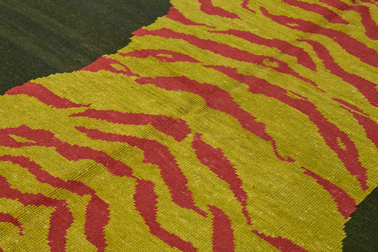 7x11 Hand-Knotted Tiger Oushak Rug - 46703