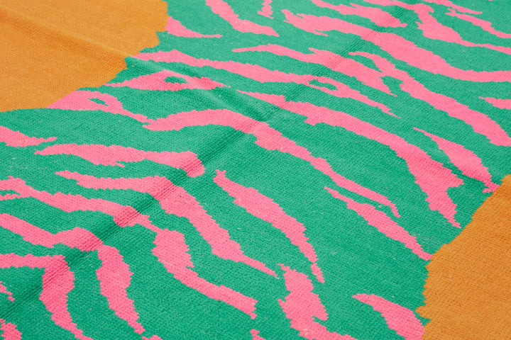 7x11 Hand-Knotted Tiger Oushak Rug - 46706