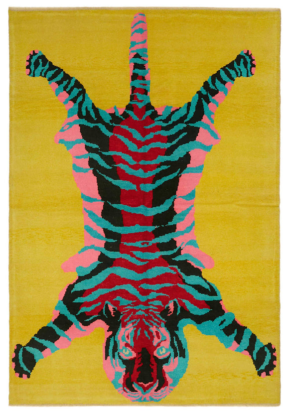 8x12 Hand-Knotted Tiger Oushak Rug - 46707