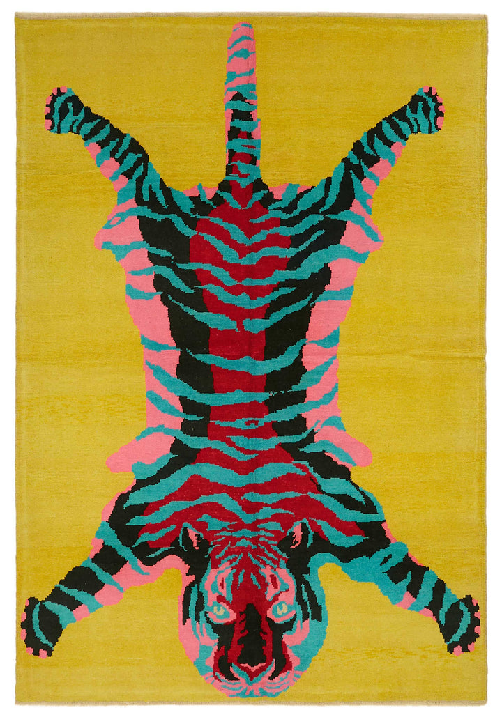 8x12 Hand-Knotted Tiger Oushak Rug - 46707