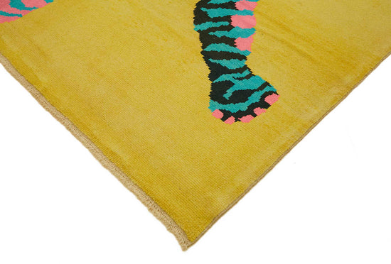 8x12 Hand-Knotted Tiger Oushak Rug - 46707