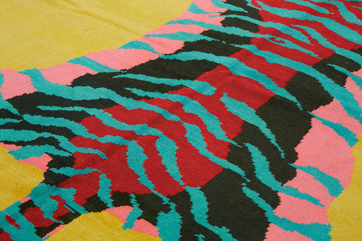 8x12 Hand-Knotted Tiger Oushak Rug - 46707