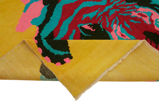 8x12 Hand-Knotted Tiger Oushak Rug - 46707