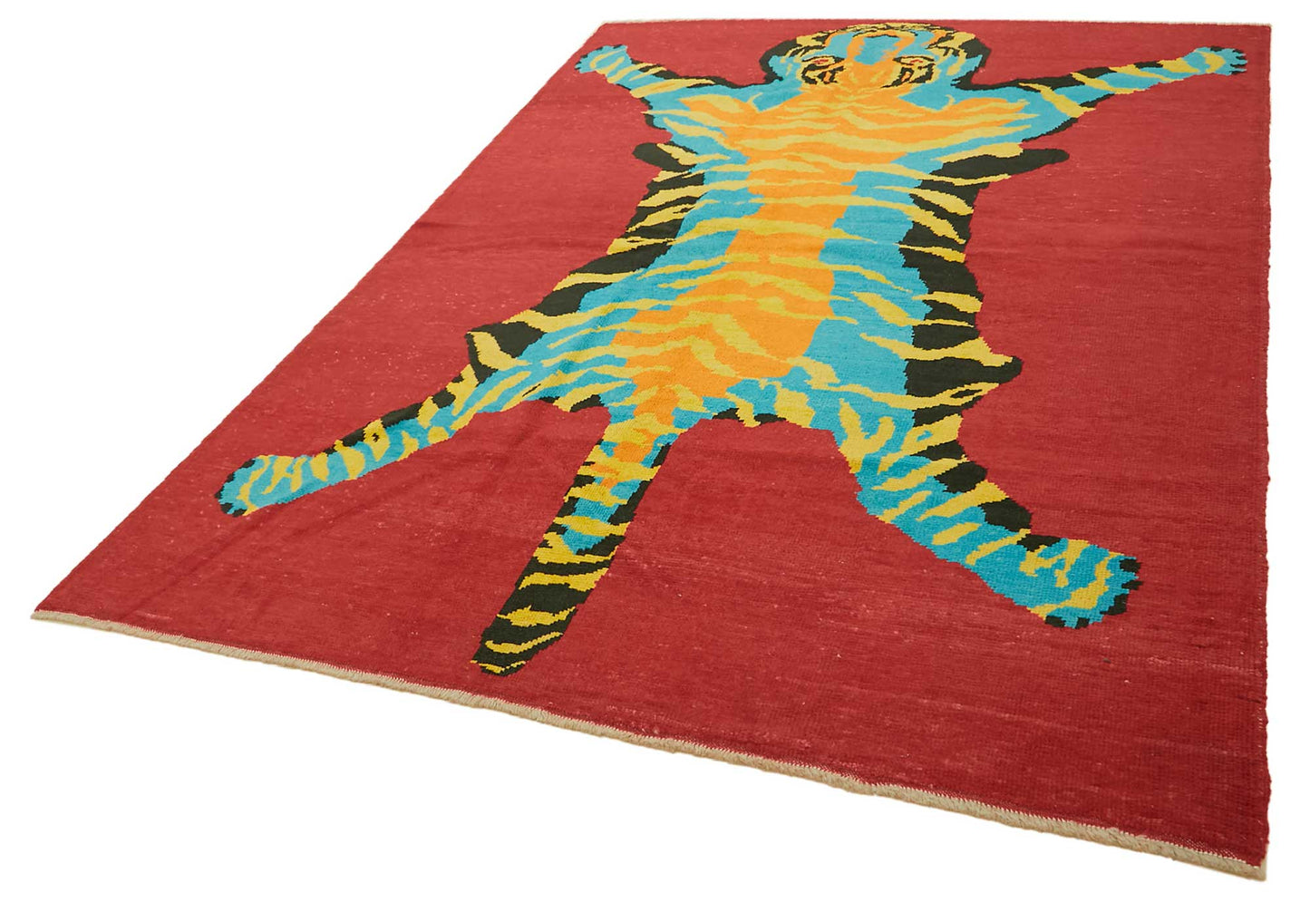 7x10 Hand-Knotted Tiger Oushak Rug - 46708