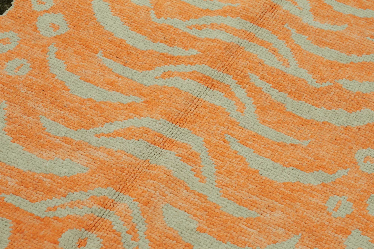 4x7 Hand-Knotted Tiger Oushak Rug - 46711