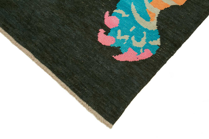 7x10 Hand-Knotted Tiger Oushak Rug - 46713