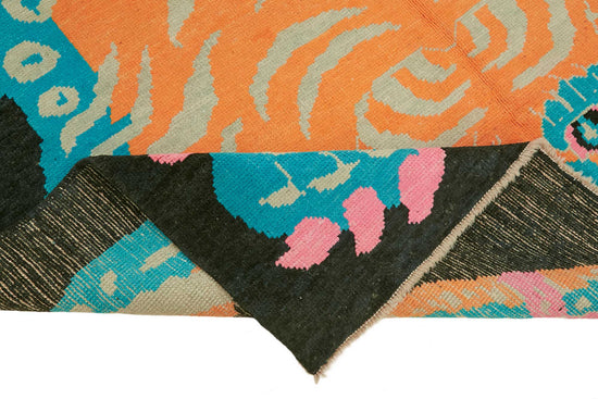 7x10 Hand-Knotted Tiger Oushak Rug - 46713