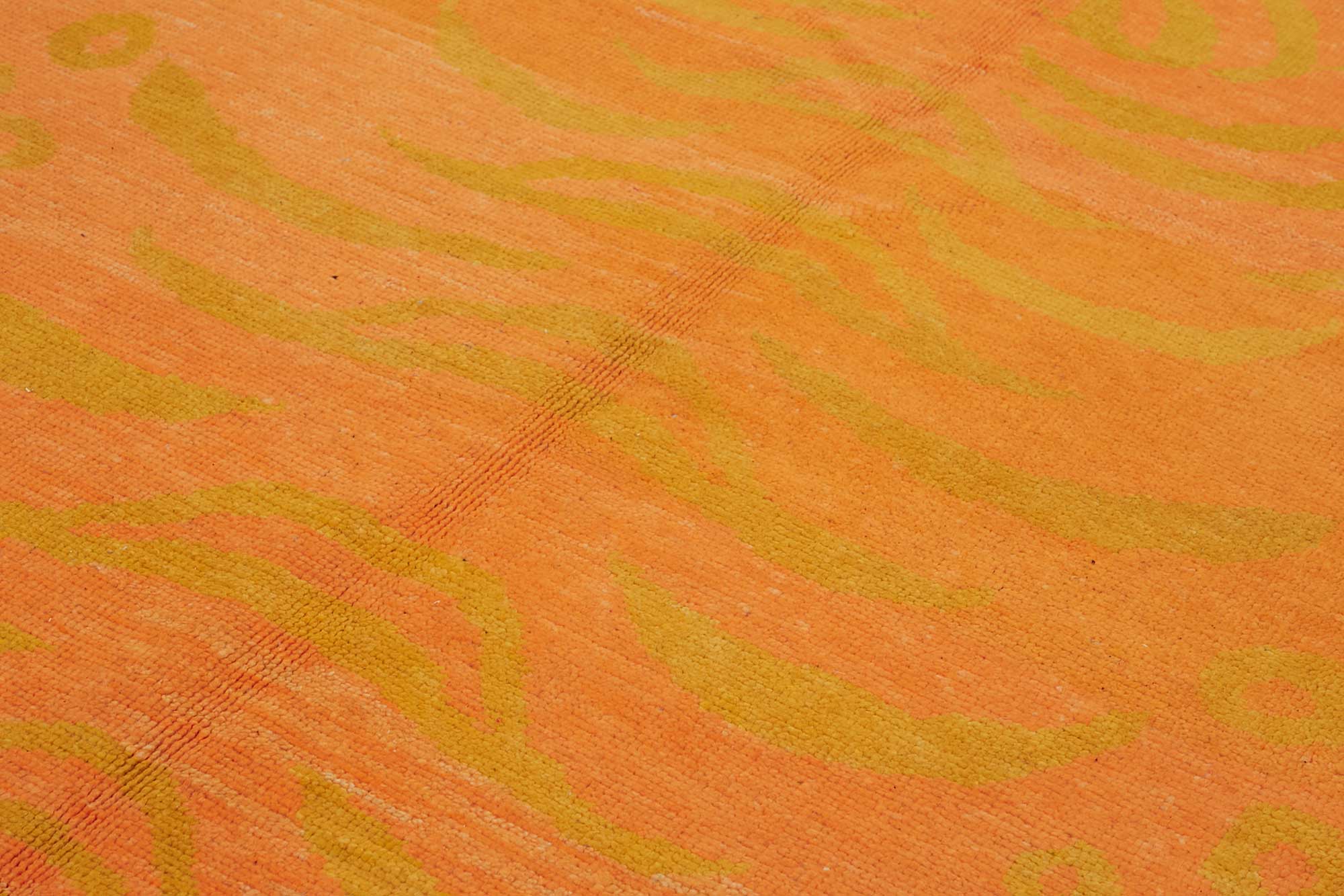 7x11 Hand-Knotted Tiger Oushak Rug - 46714