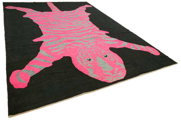 10x14 Hand-Knotted Tiger Oushak Rug - 46715