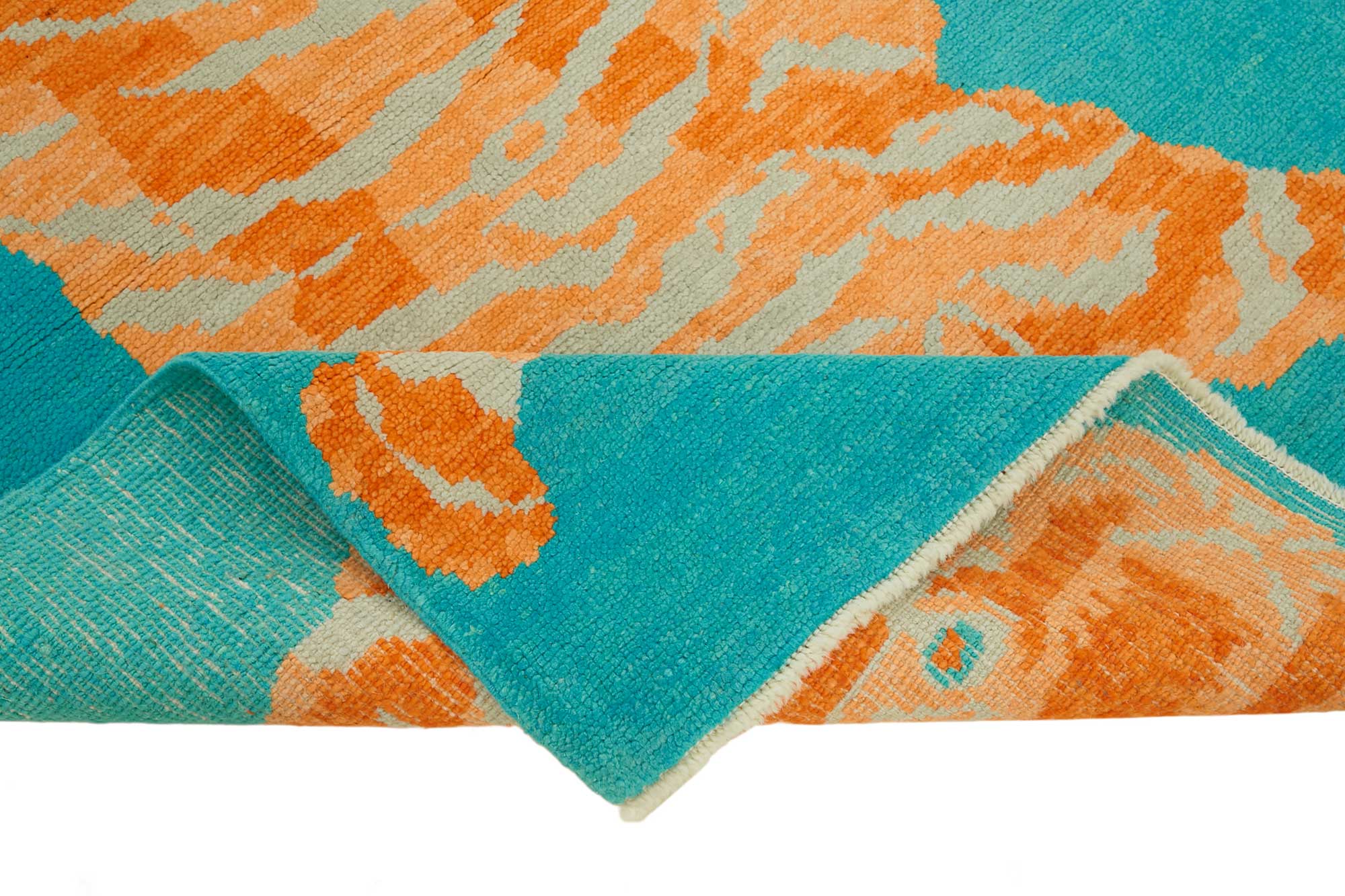 4x6 Hand-Knotted Tiger Oushak Rug - 46716