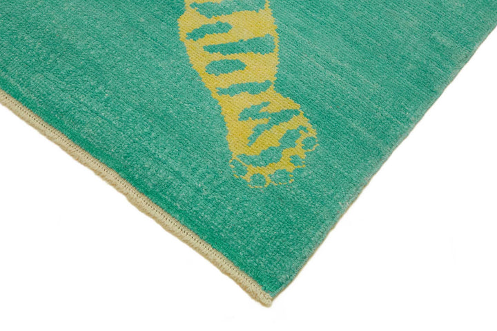 6x8 Hand-Knotted Tiger Oushak Rug - 46717