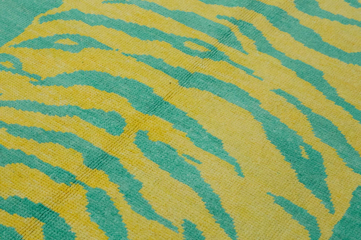 6x8 Hand-Knotted Tiger Oushak Rug - 46717