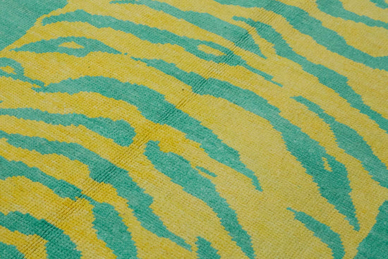 6x8 Hand-Knotted Tiger Oushak Rug - 46717