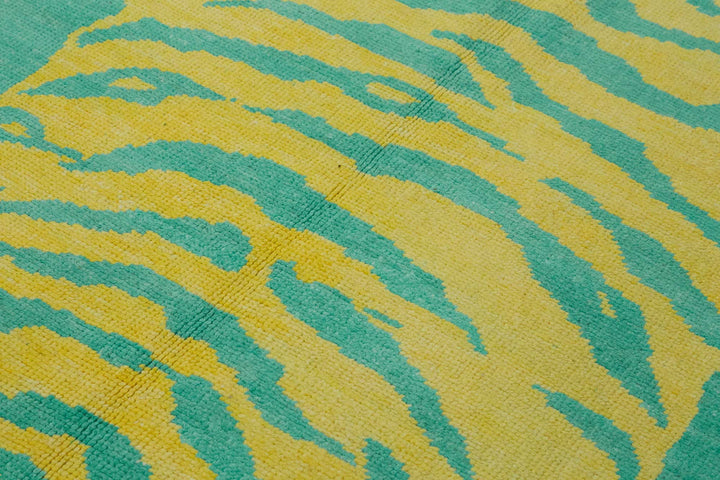 6x8 Hand-Knotted Tiger Oushak Rug - 46717