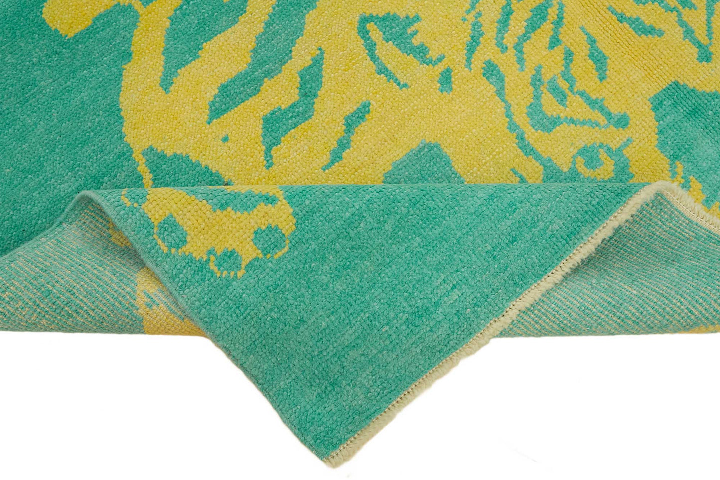 6x8 Hand-Knotted Tiger Oushak Rug - 46717