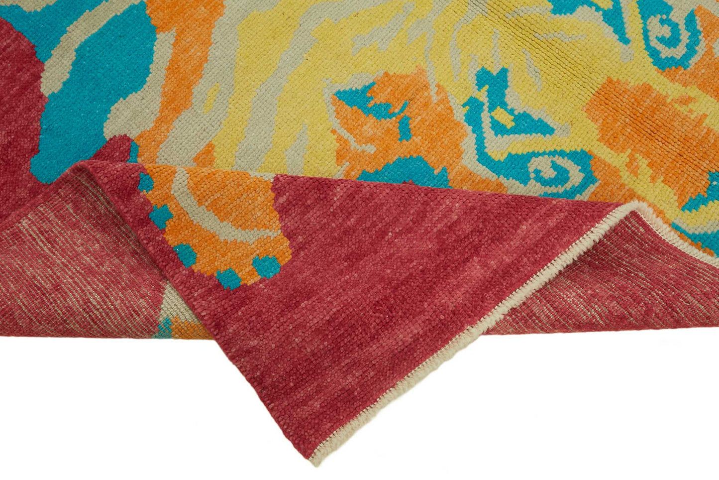 6x8 Hand-Knotted Tiger Oushak Rug - 46720