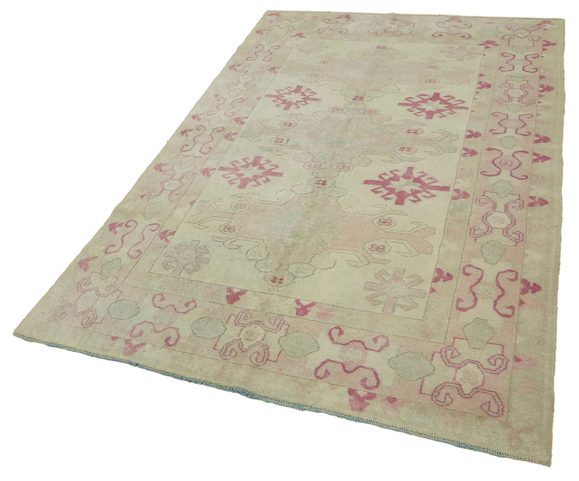 5x8 Vintage Handmade Anatolian Rug - 46734