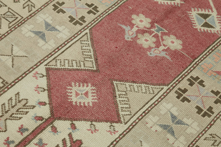 4x7 Vintage Handmade Anatolian Rug Rug - 46736