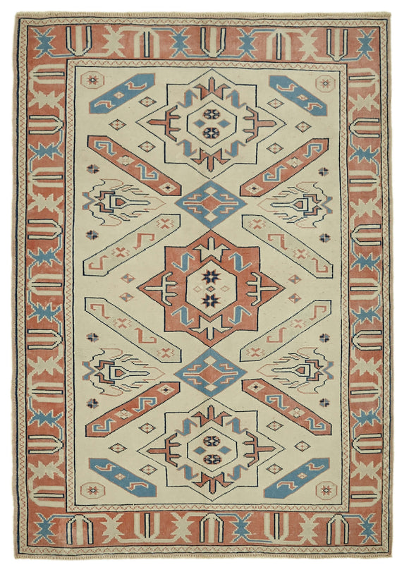 4x6 Vintage Handmade Anatolian Rug Rug - 46737