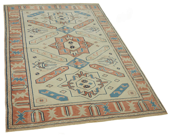 4x6 Vintage Handmade Anatolian Rug Rug - 46737