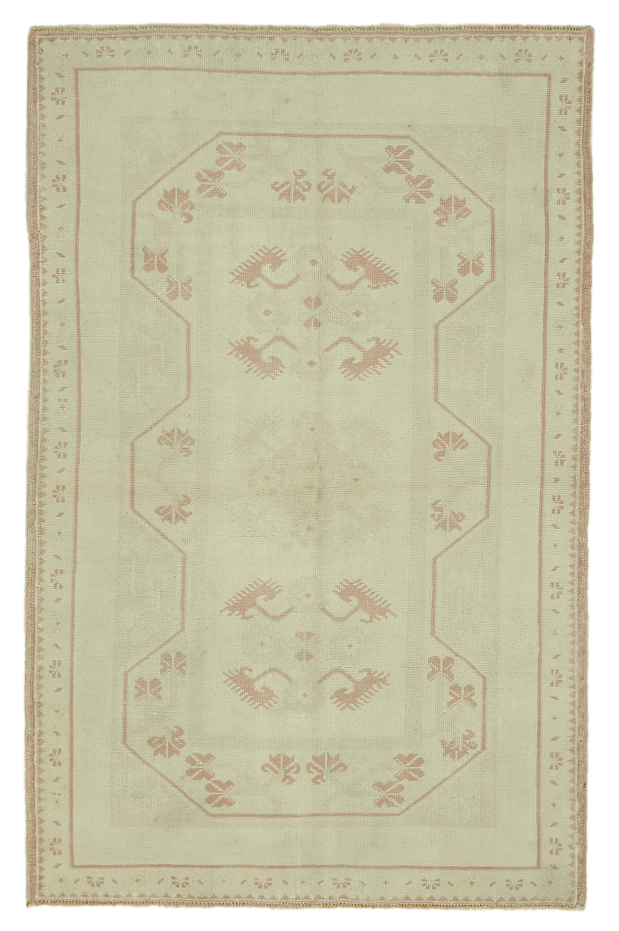 4x7 Vintage Handmade Anatolian Rug - 46741