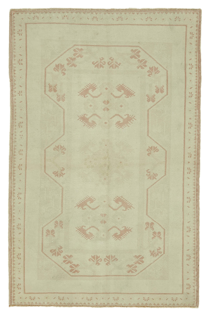 4x7 Vintage Handmade Anatolian Rug - 46741