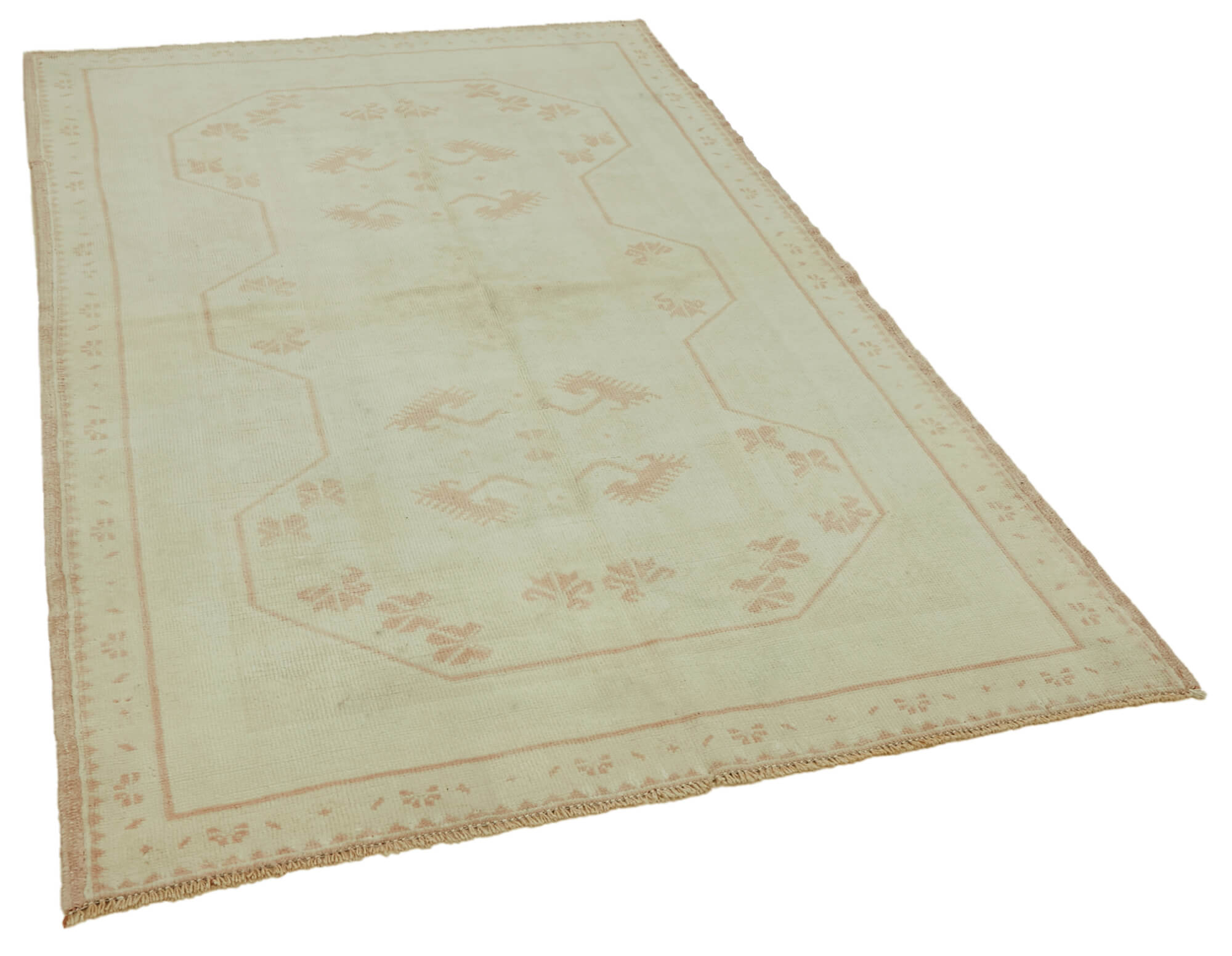 4x7 Vintage Handmade Anatolian Rug - 46741