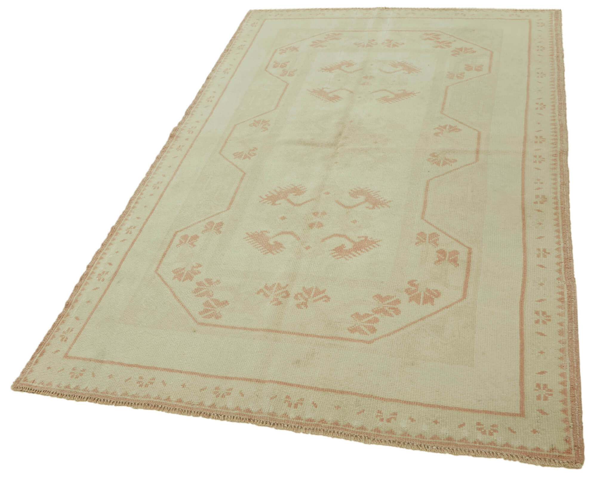 4x7 Vintage Handmade Anatolian Rug - 46741