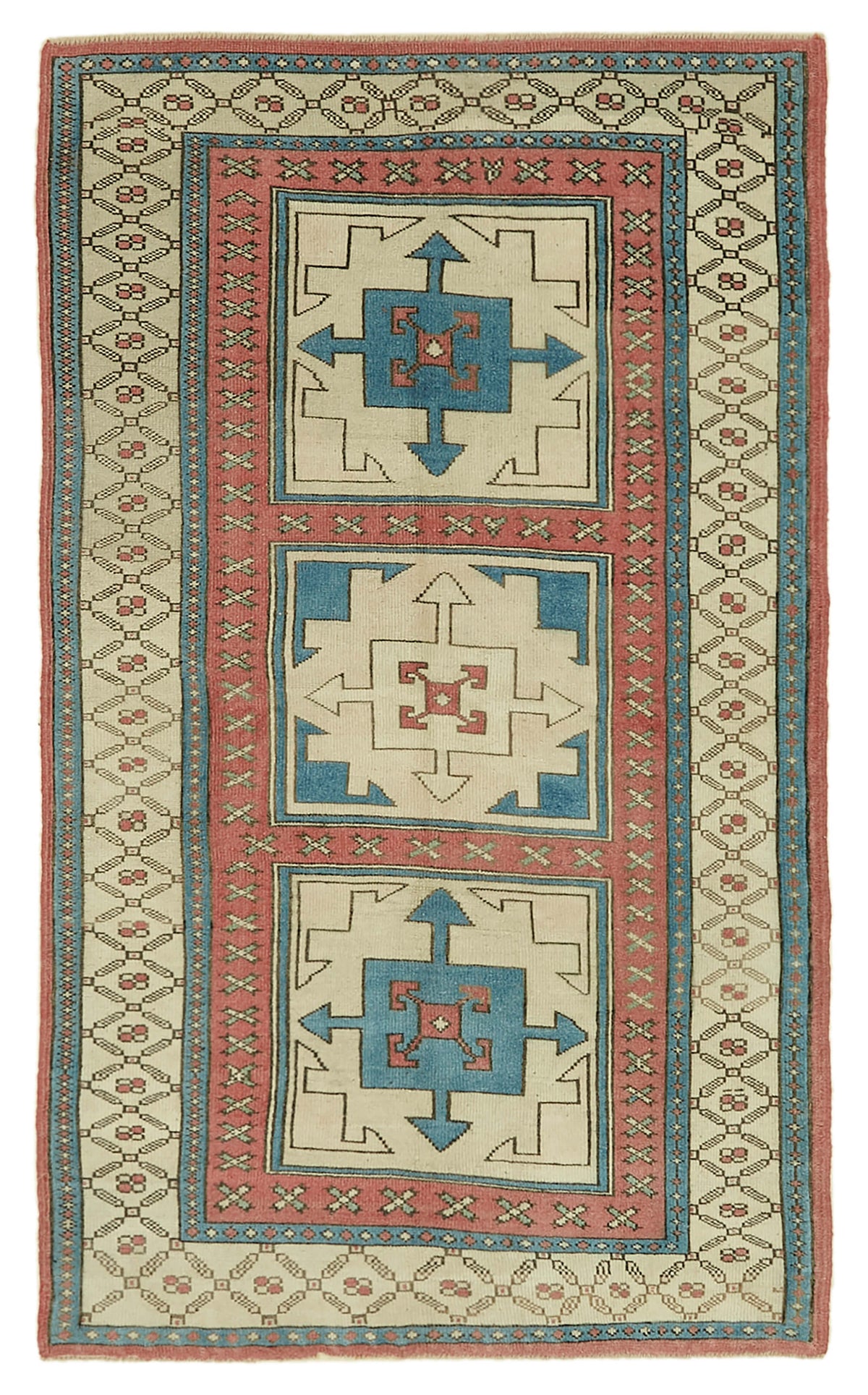 4x7 Hand-Knotted Anatolian Rug - 46742