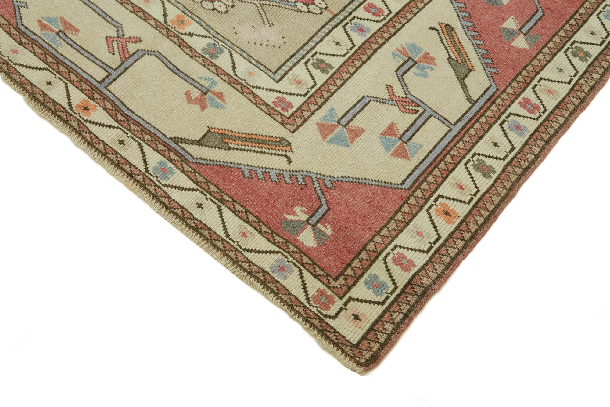 4x7 Vintage Handmade Anatolian Rug - 46743