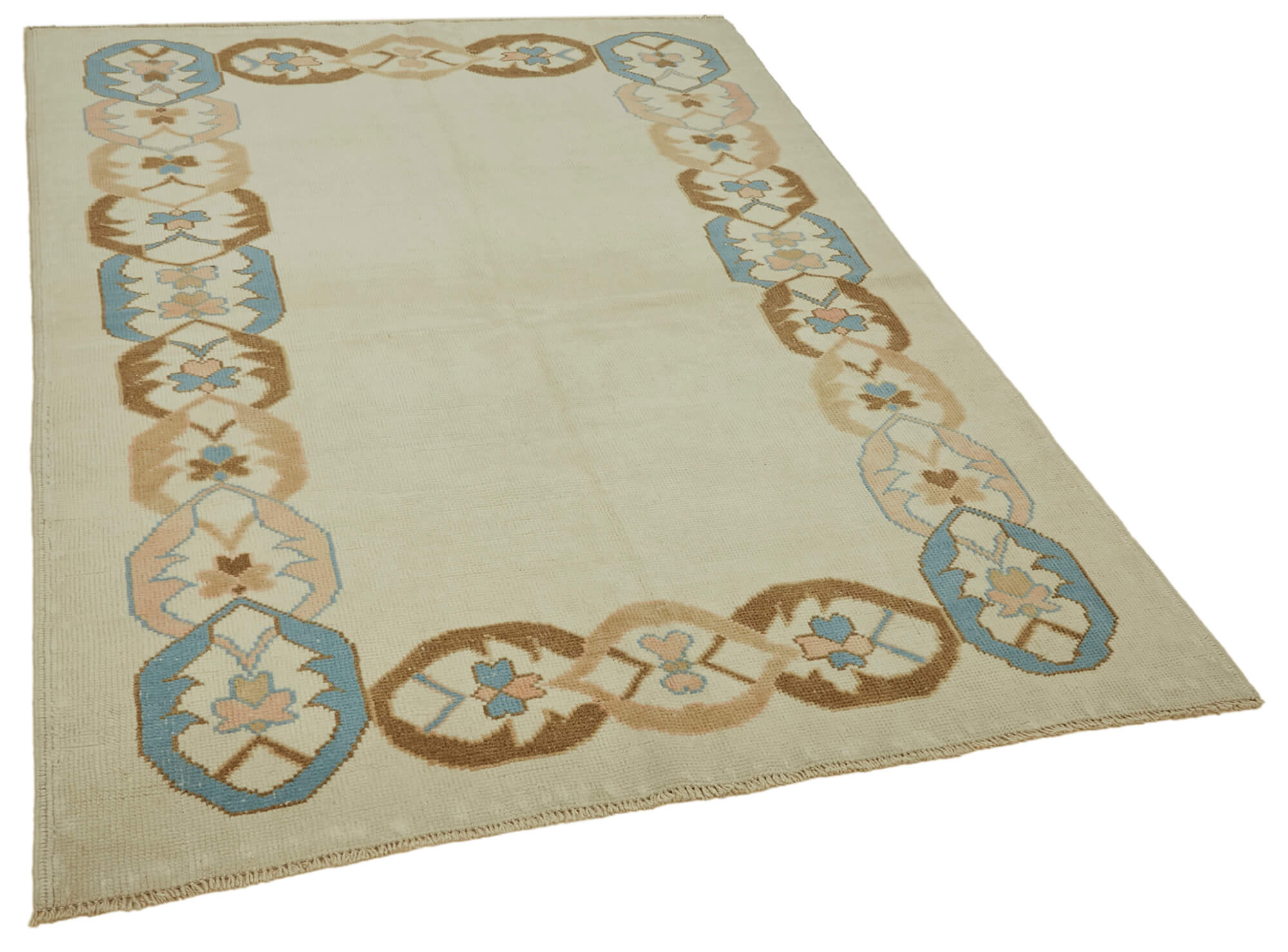 5x6 Vintage Handmade Anatolian Rug - 46744