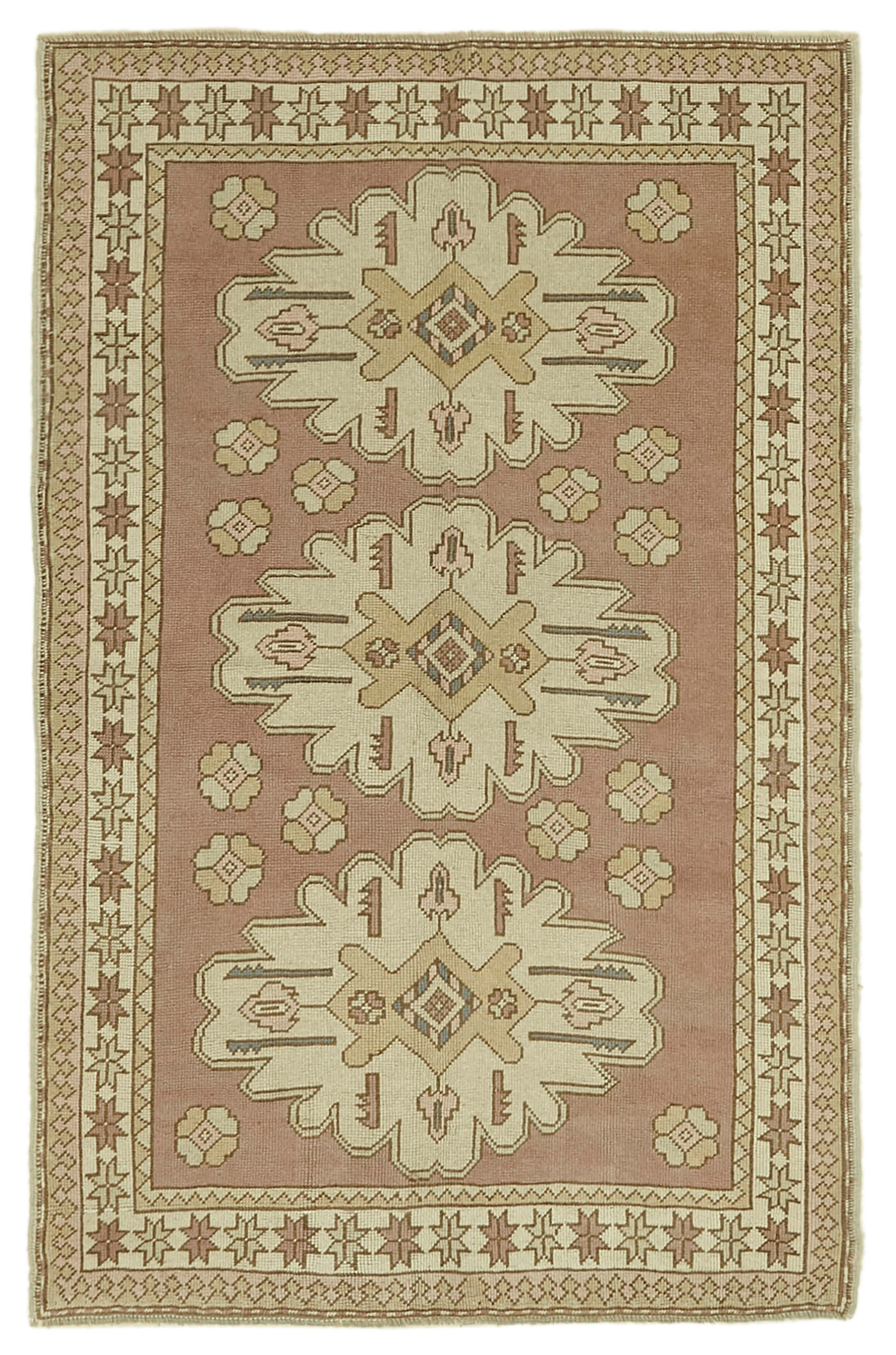 4x6 Vintage Handmade Anatolian Rug - 46745