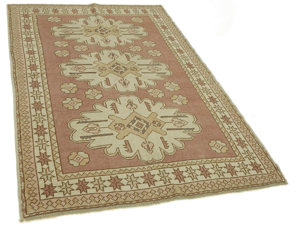 4x6 Vintage Handmade Anatolian Rug Rug - 46745