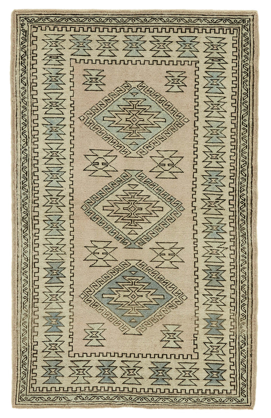 4x6 Vintage Handmade Anatolian Rug - 46746