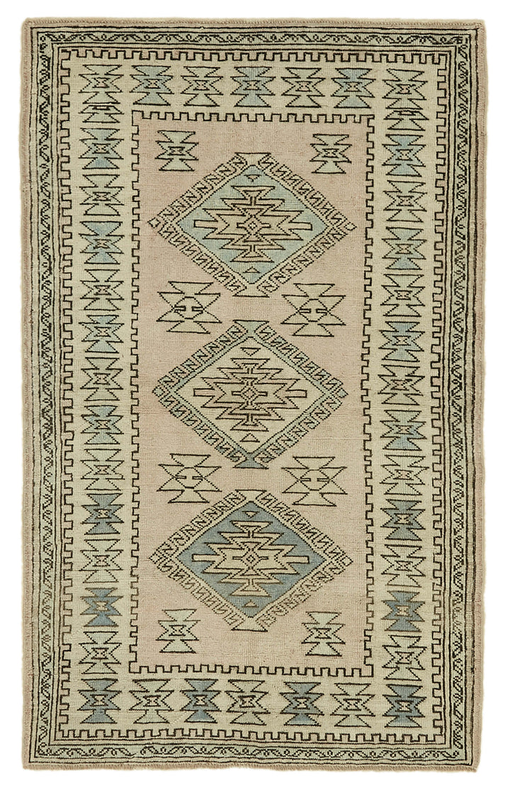4x6 Vintage Handmade Anatolian Rug - 46746