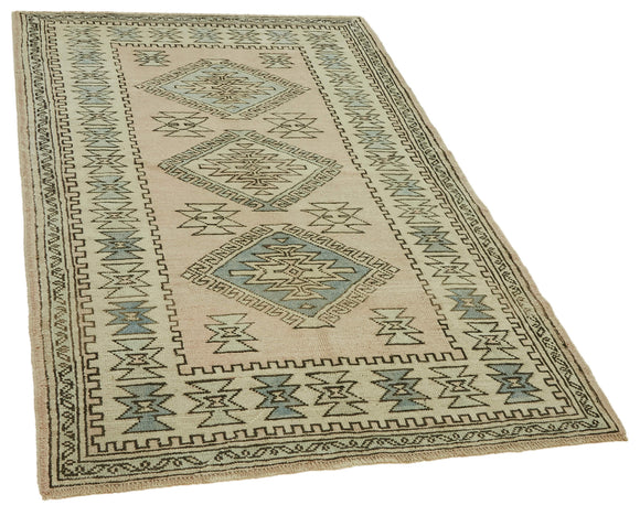 4x6 Vintage Handmade Anatolian Rug Rug - 46746