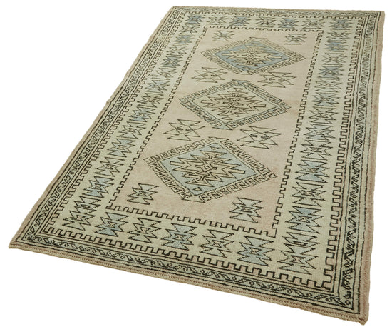 4x6 Vintage Handmade Anatolian Rug - 46746