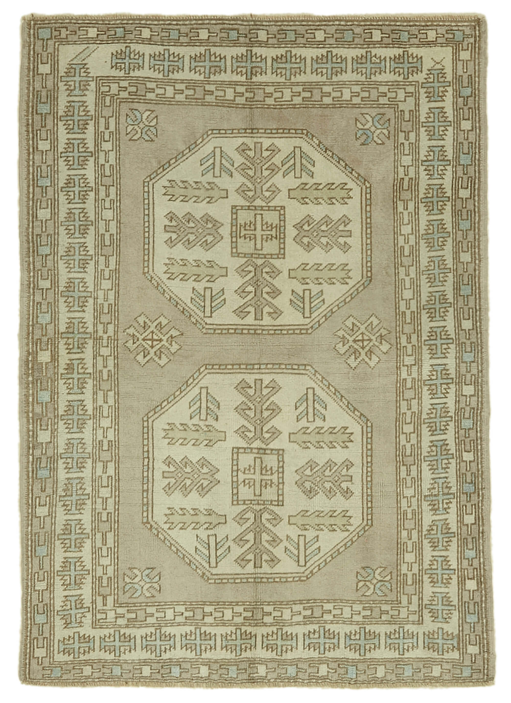 4x6 Vintage Handmade Anatolian Rug - 46748