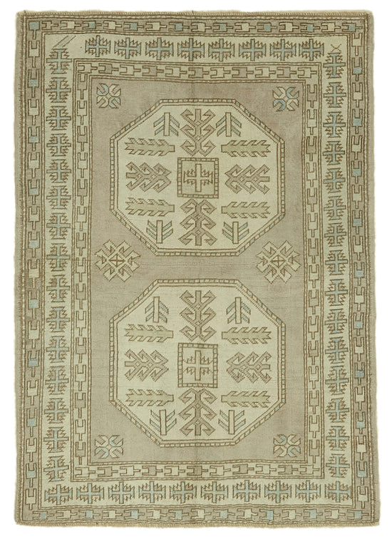 4x6 Vintage Handmade Anatolian Rug - 46748