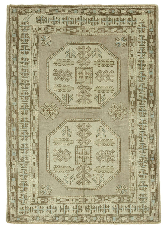 4x6 Vintage Handmade Anatolian Rug Rug - 46748