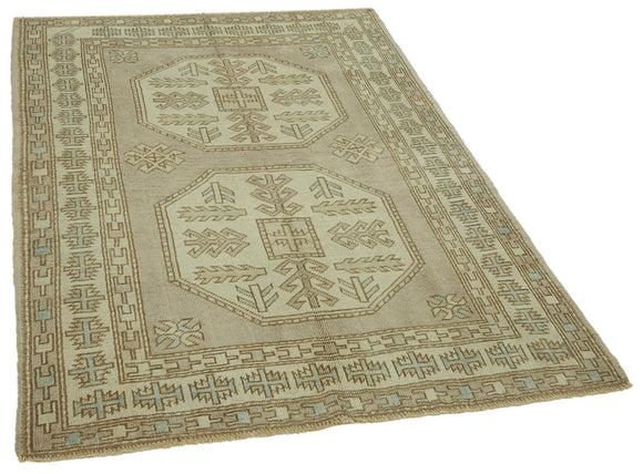 4x6 Vintage Handmade Anatolian Rug Rug - 46748