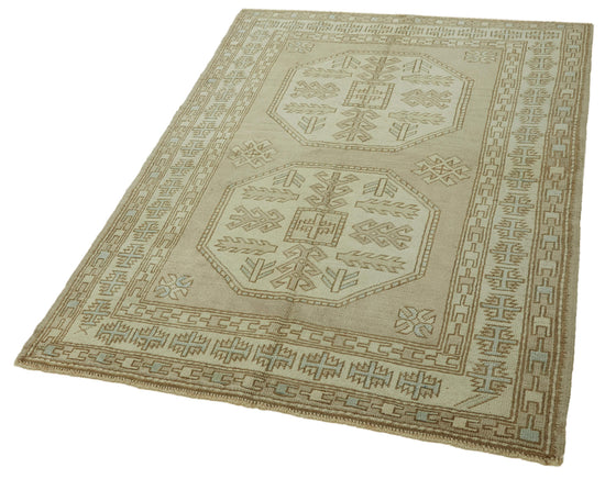 4x6 Vintage Handmade Anatolian Rug - 46748