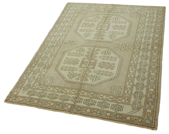 4x6 Vintage Handmade Anatolian Rug - 46748
