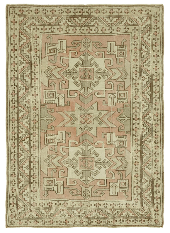 4x6 Vintage Handmade Anatolian Rug Rug - 46749